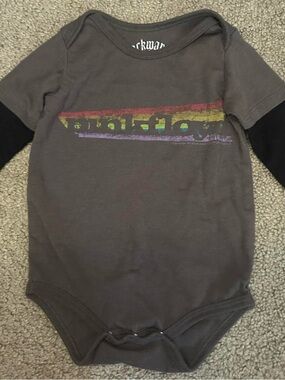 Rockware baby Pink Floyd bodysuit, size newborn.